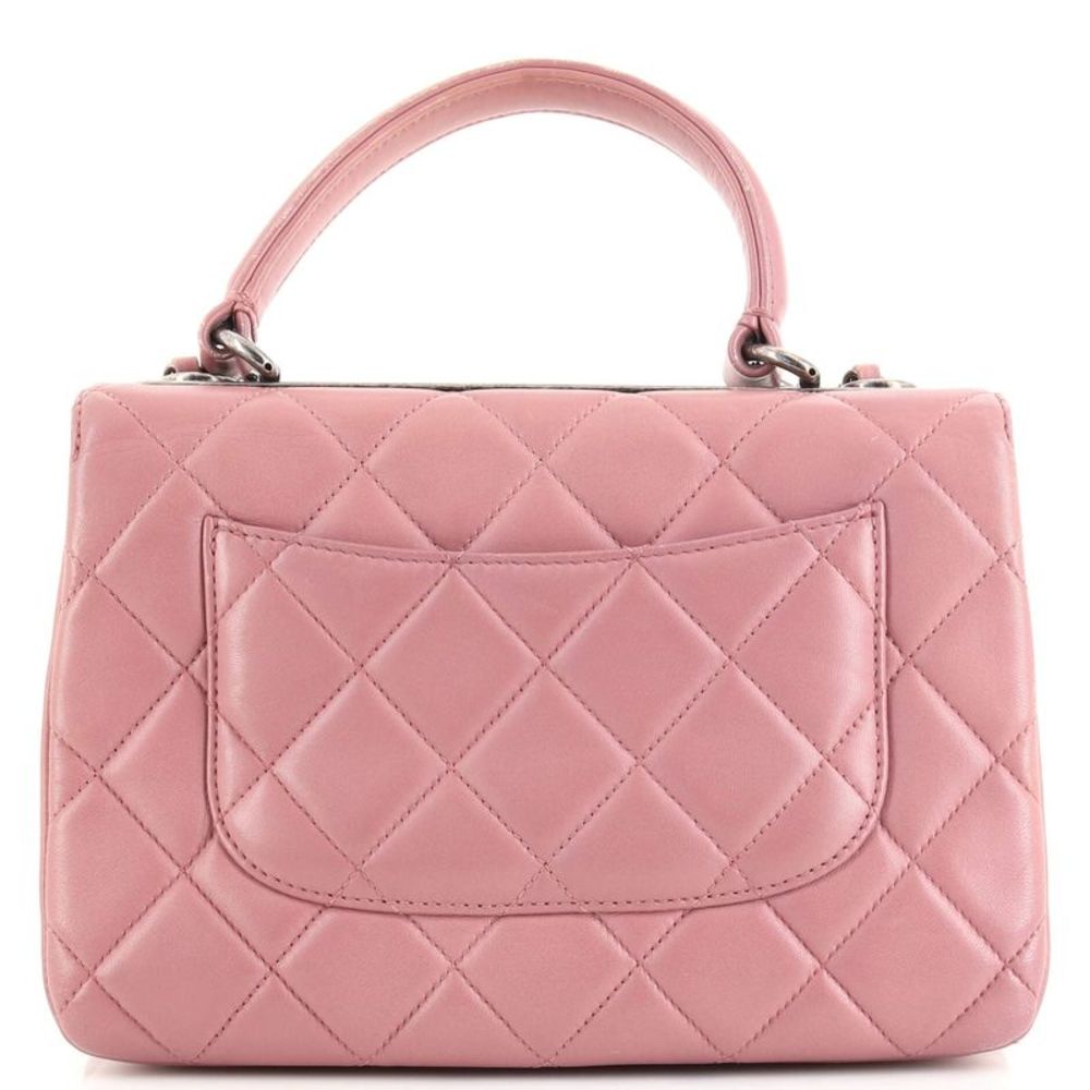 Chanel Trendy CC Top Handle Bag Quilted Lambskin Small Neutral - Picture 3 of 10